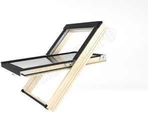 Мансардное окно Fakro FTS-V U4 Standart с двухкамерным стеклопакетом Мансардное окно Fakro FTS-V U4 Standart с двухкамерным стеклопакетом