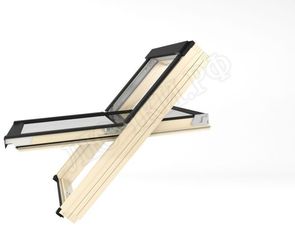 Мансардное окно Fakro FTS-V U4 Standart с двухкамерным стеклопакетом Мансардное окно Fakro FTS-V U4 Standart с двухкамерным стеклопакетом