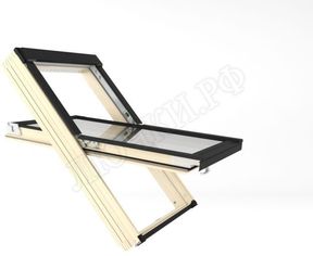 Мансардное окно Fakro FTS-V U4 Standart с двухкамерным стеклопакетом Мансардное окно Fakro FTS-V U4 Standart с двухкамерным стеклопакетом