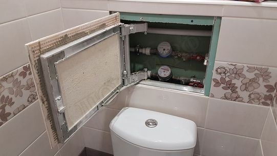 Люк под плитку Нажимной Секрет-Лайт 2 створки 1000*400 Люк под плитку Нажимной Секрет-Лайт 2 створки 1000*400