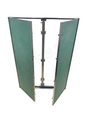 Люк под покраску Хаммер Гиппократ для установки в потолок, 2 створки, съёмная перегородка 1050*700 Люк под покраску Хаммер Гиппократ для установки в потолок, 2 створки, съёмная перегородка 1050*700