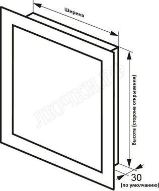 Люк сантехнический нажимной Бабушкина радость :-)  Люк сантехнический нажимной Бабушкина радость :-)