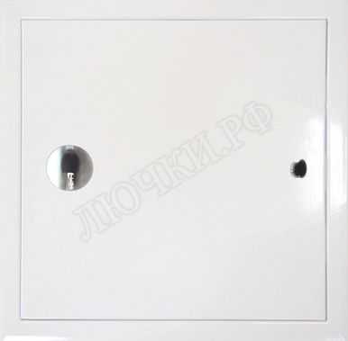 Люк сантехнический пожарный 750*400, петли справа, Отверстие справа-сверху Люк сантехнический пожарный 750*400, петли справа, Отверстие справа-сверху