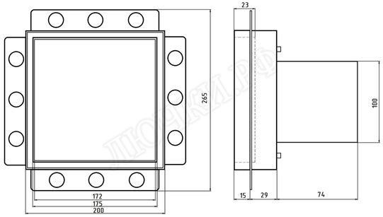 Вытяжной вентилятор Awenta System+, Turbo, 100, KWT100W, белая 200*200 Вытяжной вентилятор Awenta System+, Turbo, 100, KWT100W, белая 200*200