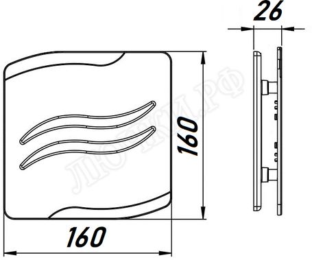 Панель для вентиляторов Awenta System+, S-Line, PSE100, Бежевый, пластик Панель для вентиляторов Awenta System+, S-Line, PSE100, Бежевый, пластик